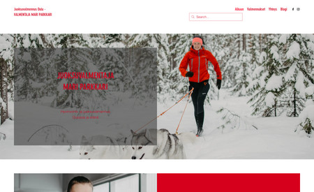 Personal trainer: A simple and stylish website for a run trainer.