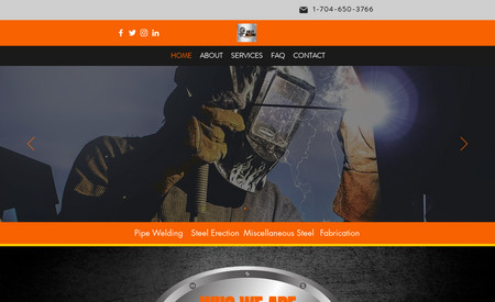 Sibley Welding: Digital Stylz created a logo, social templates, and 3-6 page website for Sibley Welding.