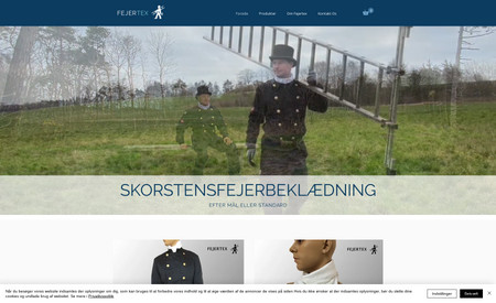 Fejertex: Webshop setup to save our client from big administration tasks for taking orders. The setup have made it possible for our client to expand to 4 other countrys taking their high quality clothes for chimney sweepers on new journeys.
Client is using the full setup of Wix incl newsletters and a webshop but without online payment.
(Please Note: As all our projects are fully customable by our customers - Please consider that current design might be different from our original design) 