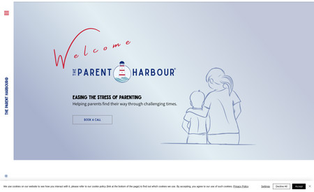The Parent Harbour: New Branding and Website Design, including all graphic illustrations used across the website