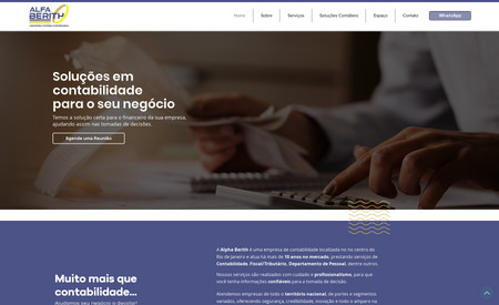 AlphaBerith: Site de contabilidade para empresa no Rio de Janeiro