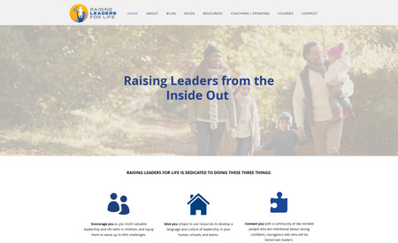 Raising Leaders For: Raising Leaders For life writer bio website