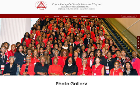 PGCAC DST: Full website for a sorority located in Prince George's County, MD