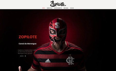 Zopilote: Zopilote foi um convite do time de futebol do Flamengo onde a Wix era patrocinadora e criou uma campanha onde eles iriam sortear 3 ganhadores que preenchesse o formulário do Wix Booking no website do influenciador digital flamenguista ROXO chamado Zopilote. 