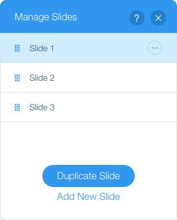 Manage Slides